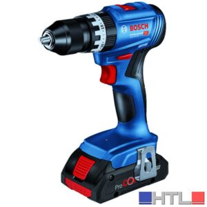 Bosch TRAPANO AVVITATORE CON PERCUSSIONE GSB 18V-45 3 batterie 4,0 Ah in L-Case
