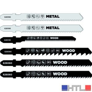 Einhell LAMA PER SEGHETTO ALTERNATIVO  6 PZ. Legno e metallo (confezione da 5)
