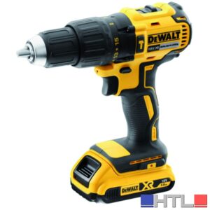 DeWalt TRAPANO AVVITATORE CON PERCUSSIONE 18V DCD778D2T-QW 2 batterie 2,0 Ah in valigetta Tstak