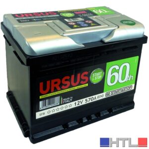 BATTERIA AVVIAMENTO AUTO URSUS START & STOP  60 Ah