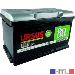 BATTERIA AVVIAMENTO AUTO URSUS START & STOP  80 Ah