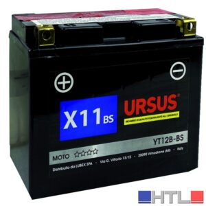 BATTERIA AVVIAMENTO MOTO URSUS   X4 BS 3 Ah mm. 114x71x86 h