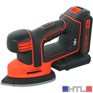 Black+Decker LEVIGATRICE MOUSE A BATTERIA BDCDS18-QW 18V 1 batteria 1,5 Ah
