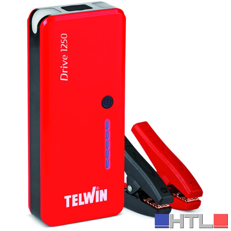 Telwin AVVIATORE MULTIFUNZIONE DRIVE 1250 12 V - 9.000 mAh