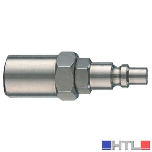 INNESTO RAPIDO PER COMPRESSORI CON PORTAGOMMA  mis.6x14 (confezione da 10)