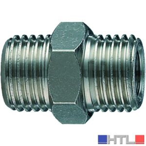 NIPPLO DI COLLEGAMENTO PER COMPRESSORI 1/4Mx1/4M (confezione da 10)