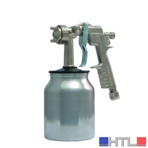 AEROGRAFO VERNICIATURA SERBATOIO INF. ALLUMINIO 1 LT PER COMPRESSORI