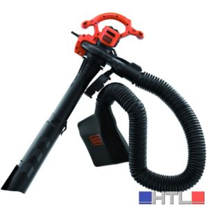 Black+Decker ASPIRATORE SOFFIATORE TRITURATORE ELETTRICO BEBLV300-QS 3.000 W con zaino