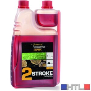 Alpina OLIO MISCELA 2 TEMPI SINTETICO CON DOSATORE Lt. 1 (confezione da 24)