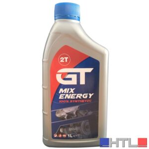 OLIO MISCELA 2 T 100% SINTETICO lt.1 (colore verde) (confezione da 20)
