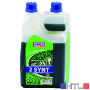 OLIO MISCELA 2 T 100% SINTETICO  lt.1 con dosatore (colore verde) (confezione da 12)