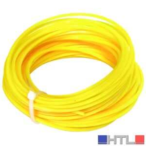 FILO PENTABOLATO PER DECESPUGLIATORE Col. Giallo  mm. 2,4x15 mt.