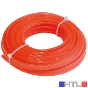 Globex FILO QUADRATO PER DECESPUGLIATORE EXTREME PROFESSIONALE Col. Arancione mm. 2,4x15 mt.