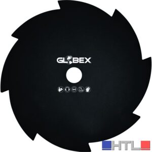 Globex DISCO IN ACCIAIO A 8 DENTI PER DECESPUGLIATORE Ø mm. 255