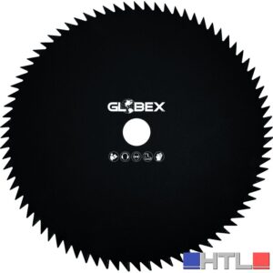 Globex DISCO IN ACCIAIO A 80 DENTI PER DECESPUGLIATORE Ø mm. 255