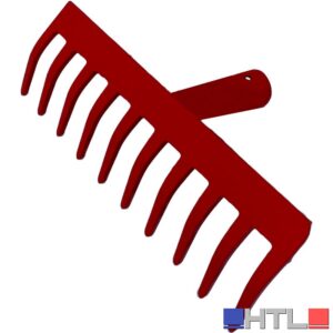 Utilia RASTRELLO PER GIARDINO 10 denti