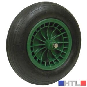 Utilia RUOTA PNEUMATICA PER CARRIOLA IN PLASTICA MIS. 4.00x8