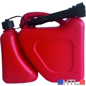 TANICA IN PLASTICA OMOLOGATA PER CARBURANTE DOPPIO USO lt. 2+5 (confezione da 5)