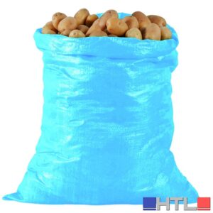 SACCO IN POLIPROPILENE BLU ORLATO Capacità kg.100 cm. 70x120 (confezione da 100)