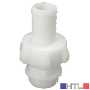 RACCORDO IN NYLON PER POMPE DIRITTO 3PZ.  mis. 1x25
