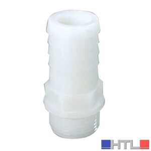 RACCORDO IN NYLON PER POMPE FILETTO MASCHIO   mis. 1/2x20