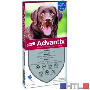 Elanco ANTIPARASSITARIO ADVANTIX (4 pipette) per cani 25÷40 kg.
