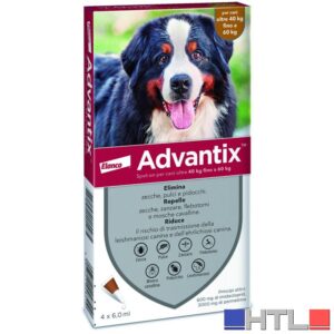 Elanco ANTIPARASSITARIO ADVANTIX (4 pipette) per cani 40÷60 kg.