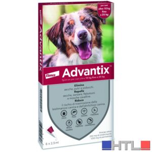 Elanco ANTIPARASSITARIO ADVANTIX (6 pipette) per cani 10÷25 kg.