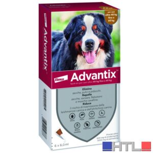 Elanco ANTIPARASSITARIO ADVANTIX (6 pipette) per cani 40÷60 kg.