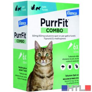 Elanco ANTIPARASSITARIO PURRFIT COMBO SPOT-ON per gatti e furetti (cf. 6 pipette)