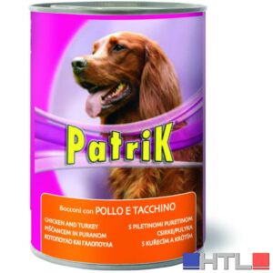 Morando BOCCONI PER CANI ''PATRIK'' gusto pollo e tacchino - gr.  405 (confezione da 24)