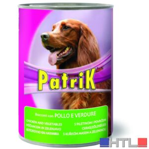 Morando BOCCONI PER CANI ''PATRIK'' gusto pollo e verdure - gr.  405 (confezione da 24)