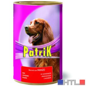 Morando BOCCONI PER CANI ''PATRIK'' gusto manzo - gr. 1250 (confezione da 12)
