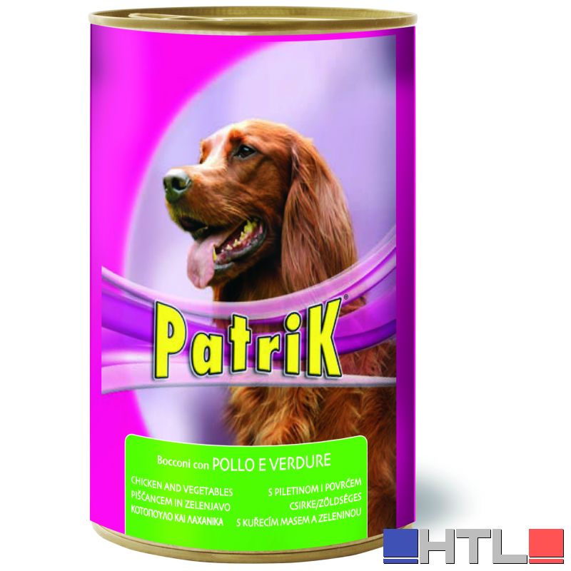 Morando BOCCONI PER CANI ''PATRIK'' gusto pollo e verdure - gr. 1250 (confezione da 12)