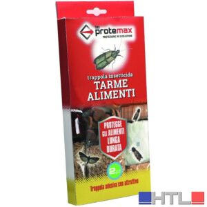 TRAPPOLA ADESIVA PER TARME ALIMENTI 2 pz. (confezione da 12)