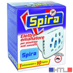 Spira ELETTROEMANATORE + 10 PIASTRINE (confezione da 12)