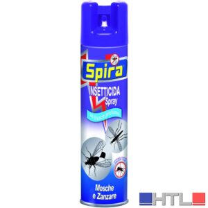 Spira INSETTICIDA SPRAY MOSCHE E ZANZARE  ml. 400 (confezione da 12)