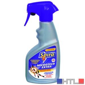 Spira INSETTICIDA SPRAY SCARAFAGGI FORMICHE E CIMICI MICROTECH EXTRA ml. 400 (confezione da 12)