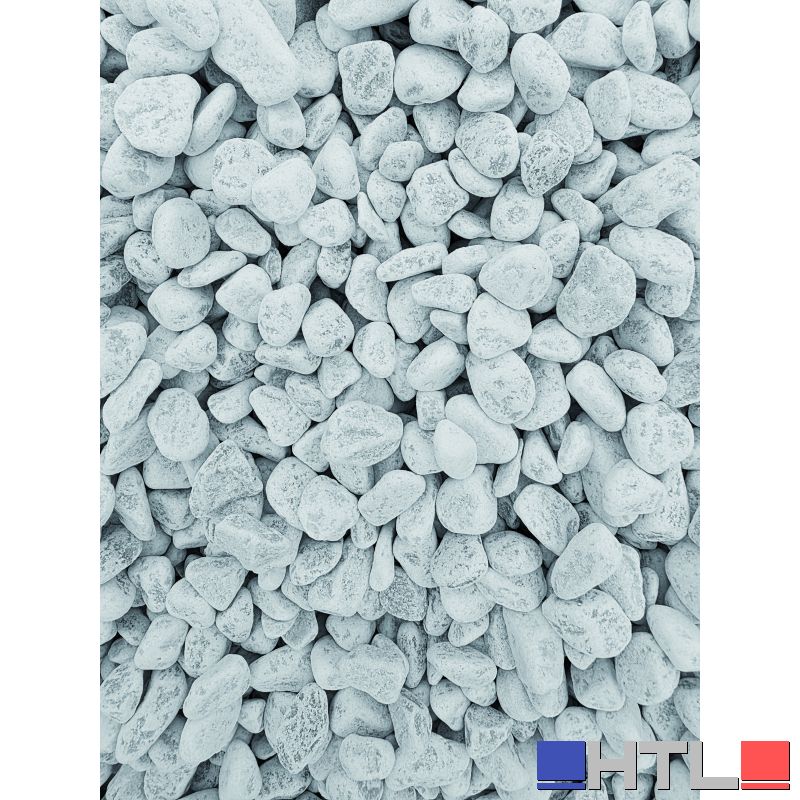CIOTTOLI BIANCHI DI MARMO ''BIANCO CARRARA'' mm. 15-25 - kg. 20
