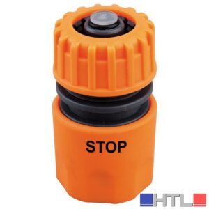 Utilia RACCORDO RAPIDO CON ACQUASTOP  mis. 1/2 (confezione da 24)
