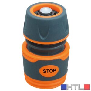 Utilia Plus RACCORDO RAPIDO CON ACQUASTOP GOMMATO mis. 1/2  (confezione da 24)