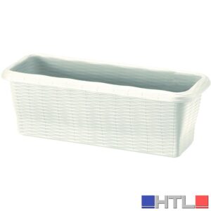 Bama FIORIERA RETTANGOLARE PAGLIA NORMAL Col. Panna cm. 40x20x17,5 h