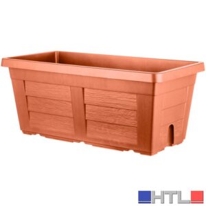 Bama FIORIERA RETTANGOLARE LEGNO Col. Cotto Chiaro cm. 80x40x34 h