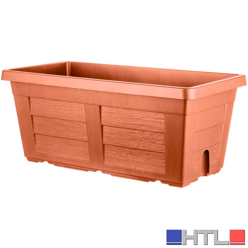 Bama FIORIERA RETTANGOLARE LEGNO Col. Cotto Chiaro cm.100x44x40 h