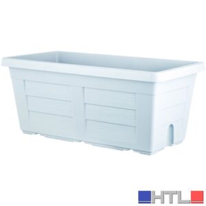 Bama FIORIERA RETTANGOLARE LEGNO Col. Ghiaccio cm. 80x40x34 h