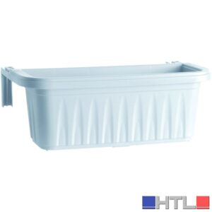 Bama FIORIERA RETTANGOLARE RONDINE Col. Bianco cm. 50x20x18,5 h