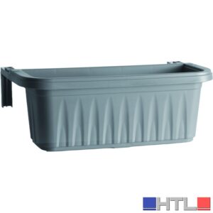 Bama FIORIERA RETTANGOLARE RONDINE Col. Grigio cm. 50x20x18,5 h
