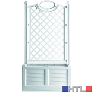 Bama FIORIERA CON SPALLIERA SEPARÉ Col. Bianco lt. 120 cm. 80x42x150 h