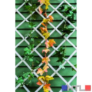 Confine TRALICCIO ESTENSIBILE IN PVC col. Bianco cm. 200x100