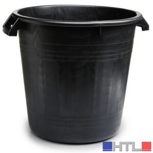 Stefanplast BIDONE PER IMMONDIZIA Lt. 50 - Ø cm. 45x48 h col. Nero